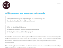 Tablet Screenshot of ce-zeichen.de